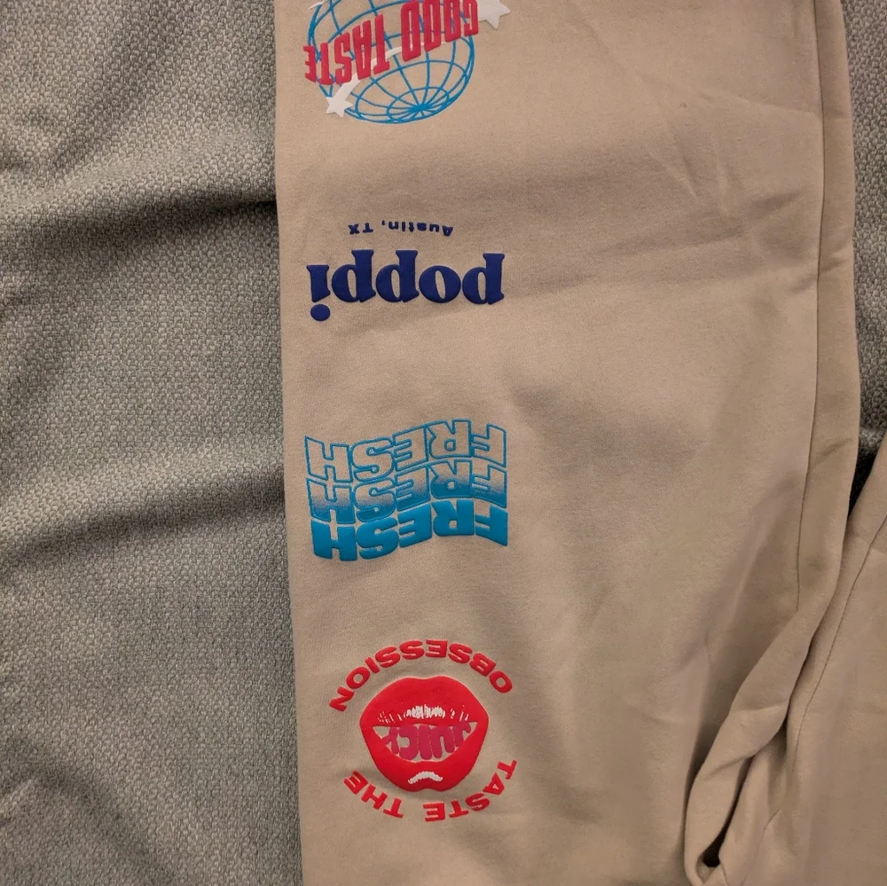 Women's Poppi Hoodie, Sweatpants and Cap Set - Cream and Pink - Picture 7 of 8